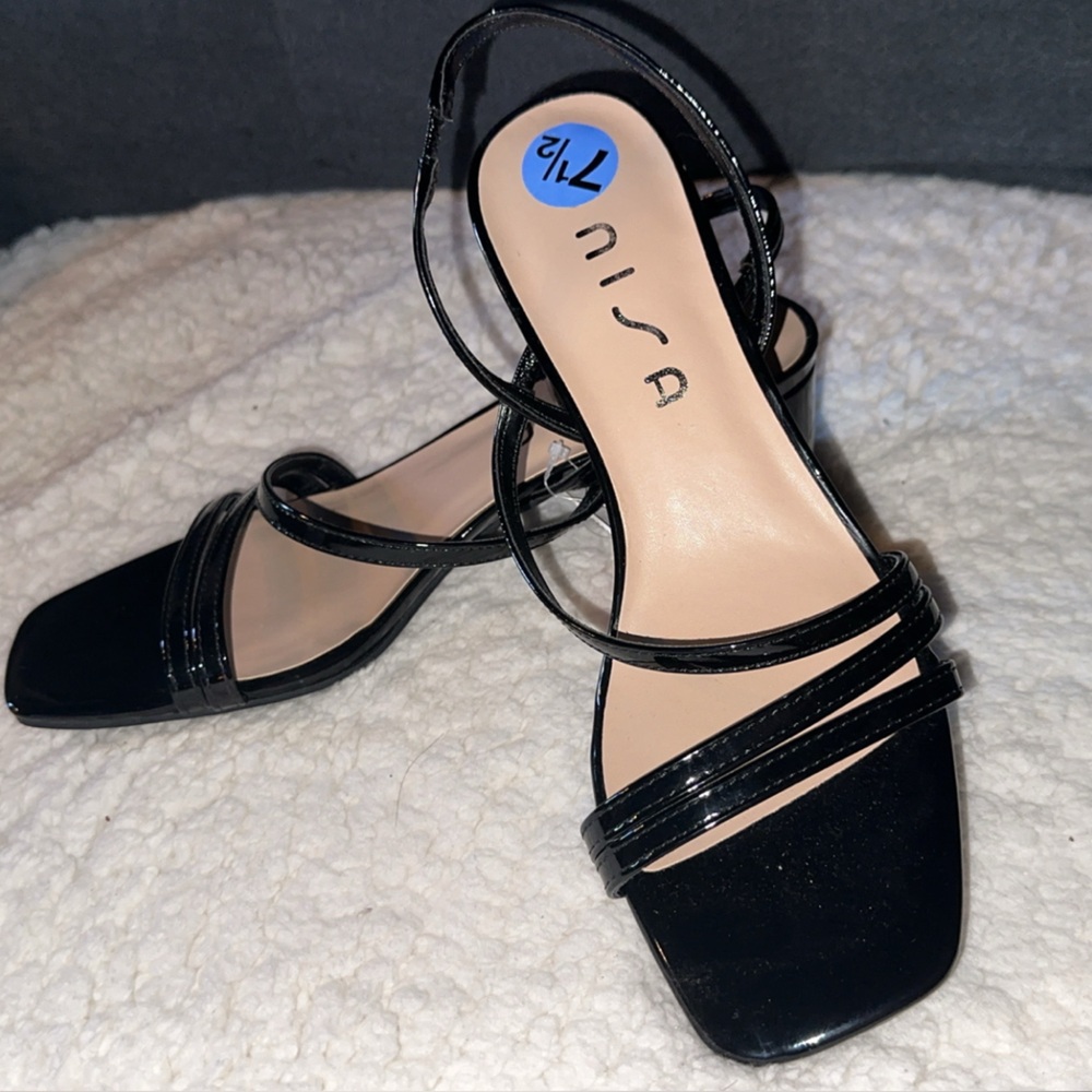 Black Strappy Women's Sandals